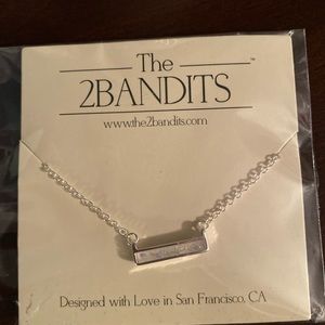 The 2 Bandits Opal Bar necklace